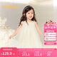 巴拉巴拉女童裙子兒童連衣裙2025夏裝中幼童掛脖網(wǎng)紗公主裙208225111030