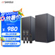 山水（SANSUI）木質(zhì)電腦藍(lán)牙音響 家用電視K歌智能音箱 家庭客廳ktv音響 卡拉ok會議音響 臺式筆記本桌面音響  H5