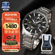 卡西歐（CASIO）手表男EDIFICE系列防水商務(wù)男表日韓表送男友生日禮物學(xué)生送人 EFR-303D-1A黑盤鋼帶