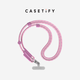 CASETIFY【背帶】基礎(chǔ)手機(jī)配件 織繩手機(jī)背帶/8mm斜挎背帶/雙扣便攜背帶 適用于iPhone全系列 【雙扣】蜜蘿紫（新色）