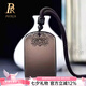 鉑帝亞冰種黑曜石貔貅平安無事牌吊墜情侶光面護(hù)身符項(xiàng)鏈男水晶飾品 男款