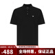 阿瑪尼（ARMANI）ARMANI 阿瑪尼男裝新款經(jīng)典鷹標(biāo)logoPOLO衫男士T恤棉質(zhì)短袖Polo衫 黑色（8N1FQ2） XL （160-180斤）僅供參考