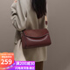 viney牛皮包包女包品牌斜挎枕頭包輕奢單肩包生日禮物高級感送女友老婆
