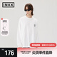 英克斯（inxx）【INXX】ALLPICK潮牌基礎(chǔ)簡約多色長袖T恤情侶休閑寬松打底衫 白色 M