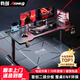 戟創(chuàng)AGKey-K1電競桌電動升降桌電腦桌實木臺式家用可裝機械臂碳纖維 【黑】ENF級環(huán)保·毫米級升降 120*75*75cm