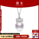 黛米 浮香 約8mm圓形白色強(qiáng)光淡水珍珠項(xiàng)鏈925銀鏈單顆吊墜送女友禮物 約8mm蝴蝶結(jié)珍珠項(xiàng)鏈/S925銀