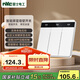 NVC雷士電工開關(guān)插座 屏顯智能開關(guān)已接入米家支持自定義按鍵名稱 零火三鍵白