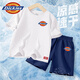 Dickies童裝男童夏裝套裝中小童涼感速干T恤兒童夏季薄款兩件套帥氣