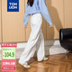 唐獅（TonLion）2025女百搭基礎九分牛仔褲 米白 26