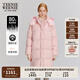 Teenie Weenie小熊女裝冬季少女感棉花糖羽絨服學(xué)院風(fēng)中長款面包服 粉色 S (160)