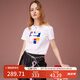 FILA 斐樂(lè)女裝官方女士短袖T恤夏季休閑運(yùn)動(dòng)內(nèi)搭t恤運(yùn)動(dòng)上衣 標(biāo)準(zhǔn)白-F11W118151F L （170/88A/L）