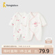童泰（TONGTAI）嬰兒連體衣春秋季純棉新生兒衣服初生寶寶蝴蝶哈衣爬服滿月服