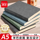 齊心優(yōu)質(zhì)商務(wù)羊巴皮面本筆記本本子記事本 辦公文具 A5  112張 灰 ECBP151