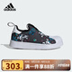 阿迪達(dá)斯（adidas）童鞋24夏秋款兒童三葉草一腳蹬貝殼頭鞋男女小童運(yùn)動(dòng)休閑鞋JH6495
