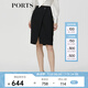 PORTS寶姿秋冬新品女裝職場(chǎng)半身裙ALM9S019HWQ027 黑色 M (6)