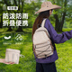 Tuban戶外登山包可折疊專業(yè)超輕雙肩背包男女大容量旅行包通勤學(xué)生書包 淺卡其【防潑耐用 可折疊收納】
