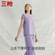 三槍[冰立方]夏睡衣女3A抗菌防螨涼感冰泉柔棉短袖薄款家居服套裝