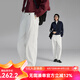 雲(yún)上生活【小白褲】棉斜紋肌理白色直筒牛仔褲2025秋款長褲N9807 云白色 28