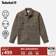 添柏嵐（Timberland）官方男裝襯衫式外套春季戶外休閑工裝寬松|A42K5 A42K5A58/軍綠色 XL