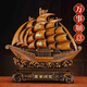 一帆風(fēng)順?lè )瑪[件開(kāi)業(yè)禮物高檔辦公室開(kāi)業(yè)送禮品賀禮喬遷開(kāi)業(yè)禮品 萬(wàn)事順意(小號)木紋色