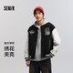 森馬（Semir）商場(chǎng)同款夾克男繡花棒球服情侶25春秋外套101125108121