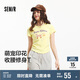森馬（Semir）短袖t恤女短款圓領(lǐng)修身上衣2025夏季萌寵印花套頭衫109325100027