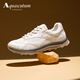雅格獅丹（Aquascutum）男鞋2025夏季新款休閑運(yùn)動(dòng)鞋透氣網(wǎng)面鞋防滑戶(hù)外跑步鞋 白色 40 -適合運(yùn)動(dòng)鞋41碼