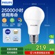 飛利浦（PHILIPS）led節(jié)能燈泡客廳家用超亮照明E27大螺口球泡10瓦3000K優(yōu)視型