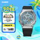 卡西歐（CASIO）G-SHOCK GM-2100八王子明星同款歐8金屬表頭運(yùn)動男士手表 GBM-2100A-1A2PR