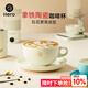 Hero拿鐵陶瓷咖啡杯拉花專用杯高顏值歐式風(fēng)格咖啡杯套裝 拿鐵杯-白色 280ml