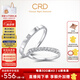 CRD克徠帝【現(xiàn)貨閃發(fā)】恒星鉆石情侶款對戒婚戒結(jié)婚訂婚鉑金K金鉆戒 PT950鉑金一對 女戒共約5分 男戒共約2分