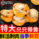 蟹君寶特大扇貝肉新鮮扇貝帶黃帶膏鮮活冷凍海鮮水產(chǎn)蒜蓉紅貝肉特級(jí)商用 特大2斤(約30粒/斤)帶黃帶膏