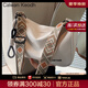 CALWAN KEODH斜挎包包女包2025新款春夏通勤枕頭單肩包休閑帆布包出行運(yùn)動包 【白色】小眾高顏值簡約大容量實用走心女生閨蜜