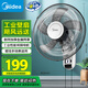 美的（Midea）【五葉大風(fēng)力】壁扇/家用空氣通風(fēng)電風(fēng)扇/節(jié)能低噪風(fēng)扇/工廠(chǎng)通風(fēng)吊扇/商用款廣角搖頭風(fēng)扇 FWA40YA