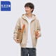 真維斯 Z衛(wèi)衣連帽開衫男女中性風(fēng)日系重磅純色潮牌學(xué)生外套拉鏈百搭帽衫