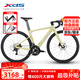 喜德盛（xds）公路自行車AD350破風架20速油碟桶軸四培林花鼓2024 小雞黃-24款 【90裝】 540mm (身高185-195cm)
