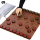 贏八中國(guó)象棋套裝仿紅木實(shí)木大字棋子兩用圍象棋盤成人兒童中老年象棋