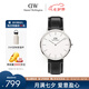 丹尼爾惠靈頓（DanielWellington）DW手表男士簡(jiǎn)約皮帶腕表超薄石英表歐美表父親七夕禮物DW00100020