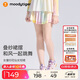 moodytiger【仙女家族】女童短裙速干涼感夏季兒童半身裙高腰輕薄透氣運(yùn)動(dòng)裙