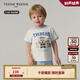 Teenie Weenie Kids小熊童裝25夏季新款男女寶寶印花短袖短褲套裝 藍色 110 cm