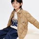 MiniPeace【鵝絨襯衫】太平鳥童裝男童輕薄羽絨服鵝絨三防襯衫內(nèi)搭 卡其色1 130 cm