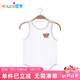 優(yōu)奇嬰兒包屁衣服夏季薄款純棉寶寶護肚小背心新生兒吊帶三角哈衣肚兜