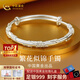 中國黃金（CHINA GOLD）銀手鐲女足銀999繁花似錦純銀鐲子生日七夕情人節(jié)禮物送女友媽媽 【15g】繁花似錦+中金玫瑰禮盒