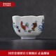 景德鎮(zhèn)陶瓷功夫茶具仿古家用小號手繪主人杯茶杯斗彩雞缸杯花瓣杯品茗杯 斗彩雞缸花瓣杯