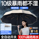 JCZS德國品牌防風(fēng)大暴雨遮太陽(yáng)傘防曬加大加厚加固自動(dòng)晴雨兩用女大號 梧桐米108根鈦合金傘骨全自動(dòng)開(kāi)