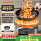 九陽（Joyoung）電磁爐凹面電磁爐電磁灶電陶爐家用2200W大功率猛火多功能電池爐深凹弧面凹灶N2202【贈專用鐵鍋】
