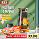 GIANXI冷水壺大容量家用耐高溫高硼硅玻璃涼白開水壺單壺節(jié)日禮物1.8L