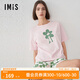 愛(ài)美麗IMIS小冰皮睡衣女涼感圓領(lǐng)套頭花朵短袖短褲家居服套裝IM46BTB1 花朵-玫瑰粉 M 165