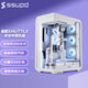 SSUPD星艦Xhuttle 海景房機箱 雙面鋼化玻璃ATX兼容背插主板 支持360水冷 雙倉設(shè)計內(nèi)置RGB燈條帶防塵網(wǎng) 星艦 白色 自帶三個RGB反轉(zhuǎn)風(fēng)扇
