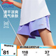 李寧（LI-NING）童裝兒童運(yùn)動(dòng)褲子女小大童速干反光logo訓(xùn)練無拘短褲150YKSV232-2